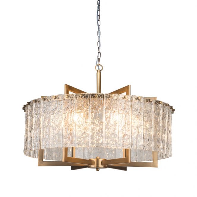 Ariana 6 Light Brushed Bronze Pendant